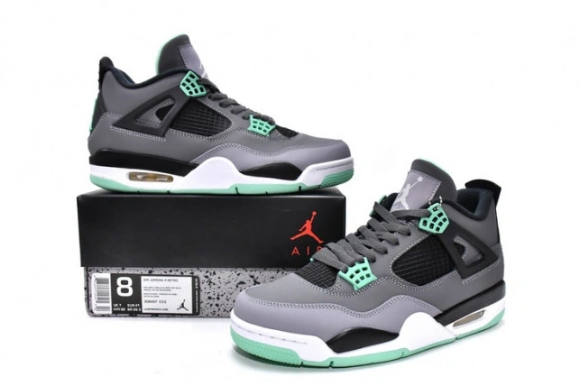 Green Air 308497-033 4 Retro Jordan Glow 0708